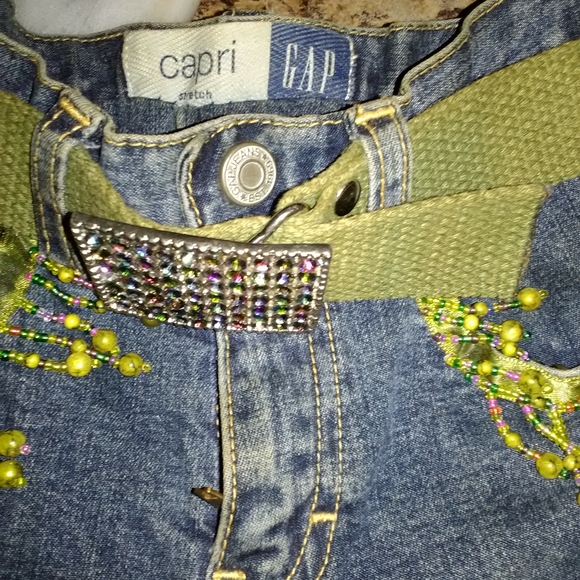 Hand made Gap bluejean shorts purse - Picture 2 of 6
